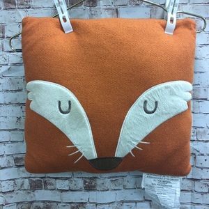Pillowfort Fox Face Square Throw Pillow Orange
